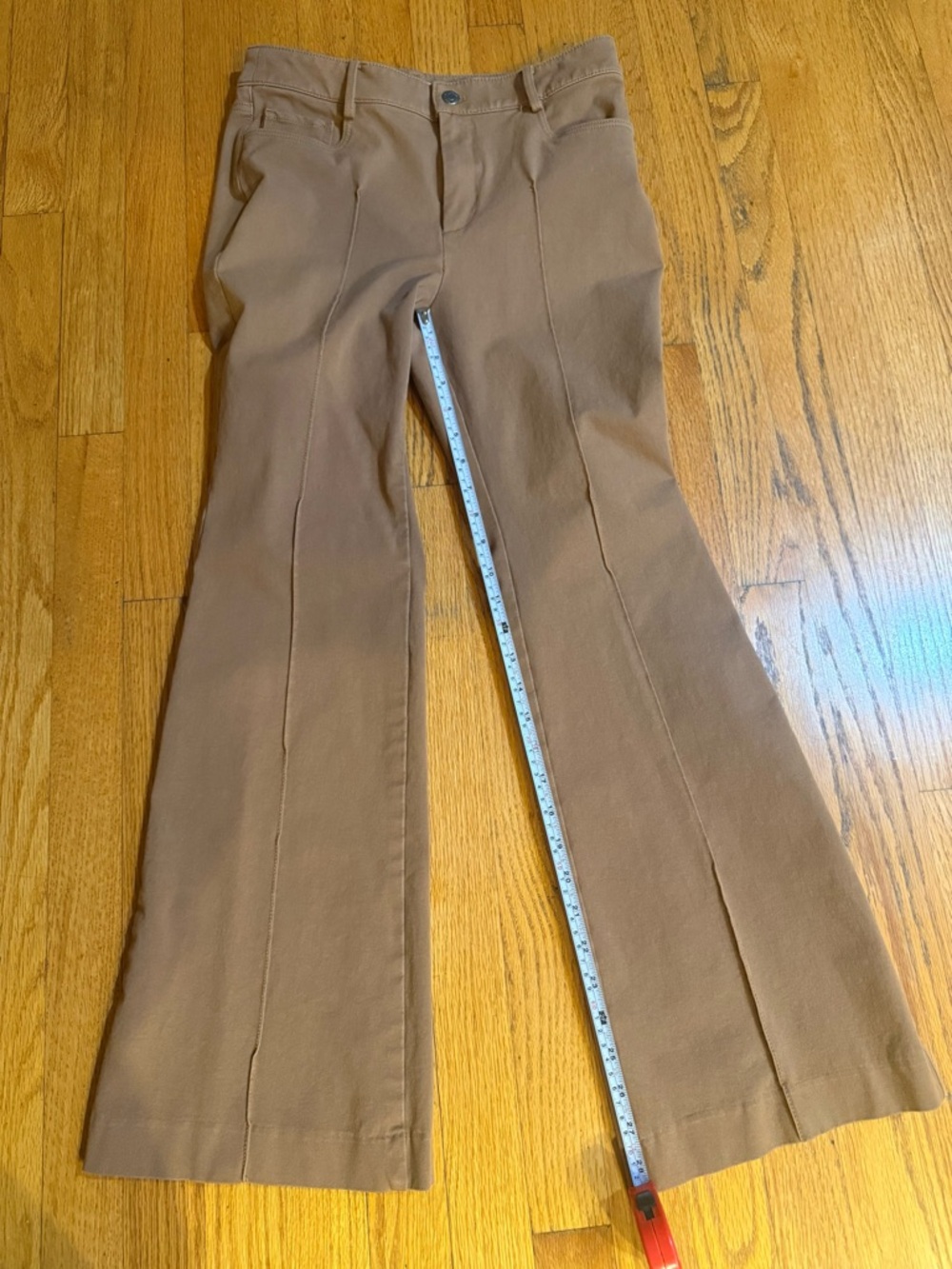LOFT Camel Brown High-Rise Pants - Picture 4 of 4